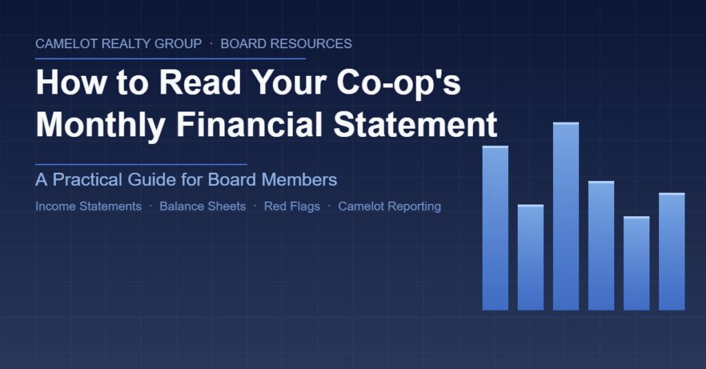 Guide to reading co-op financial statements for board members