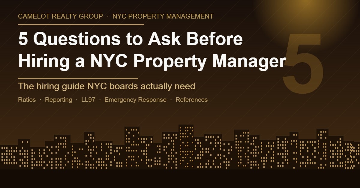 5 Questions to Ask Before Hiring a NYC Property Management Company